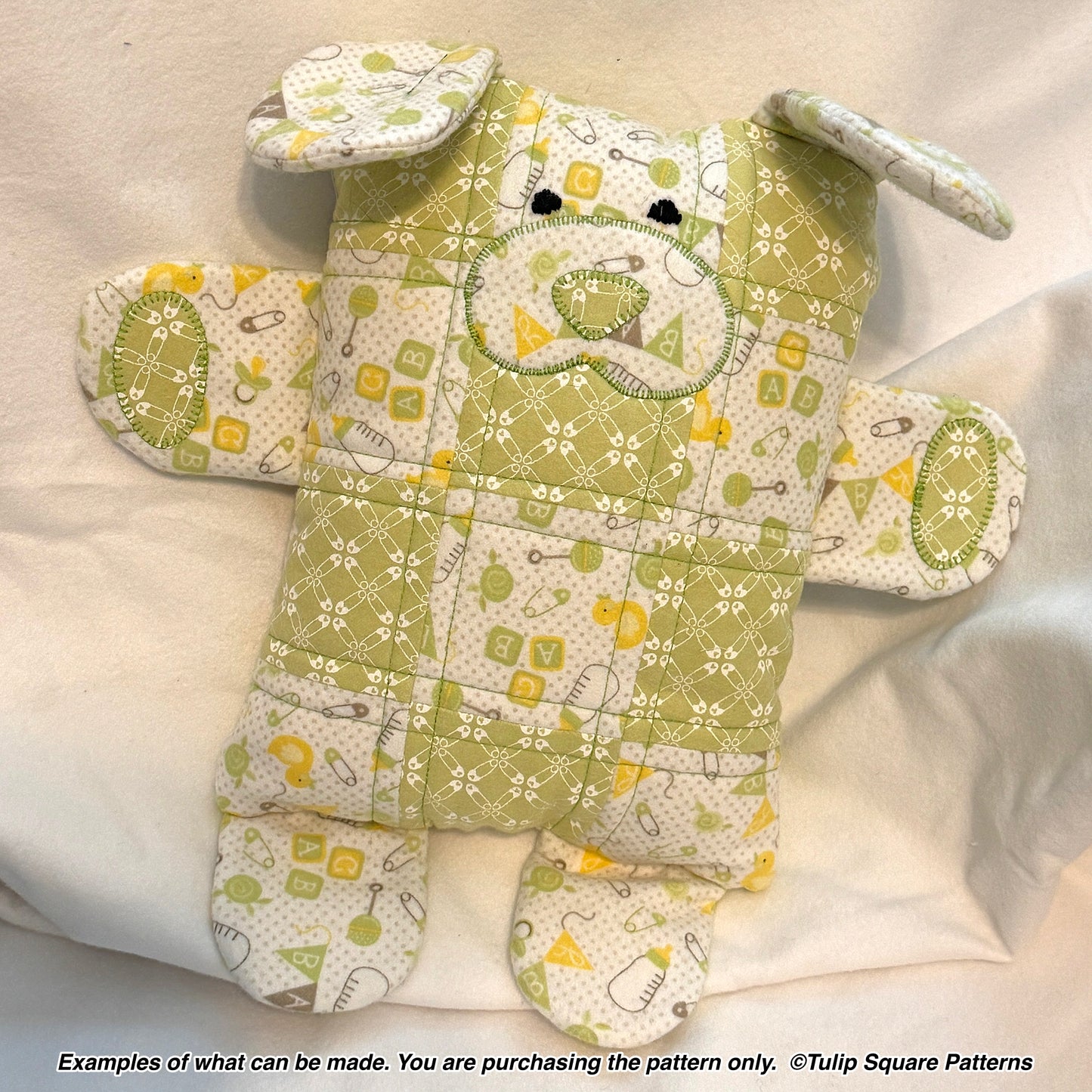 652 QUILTED CUDDLE TOYS DIGITAL PATTERN PDF
