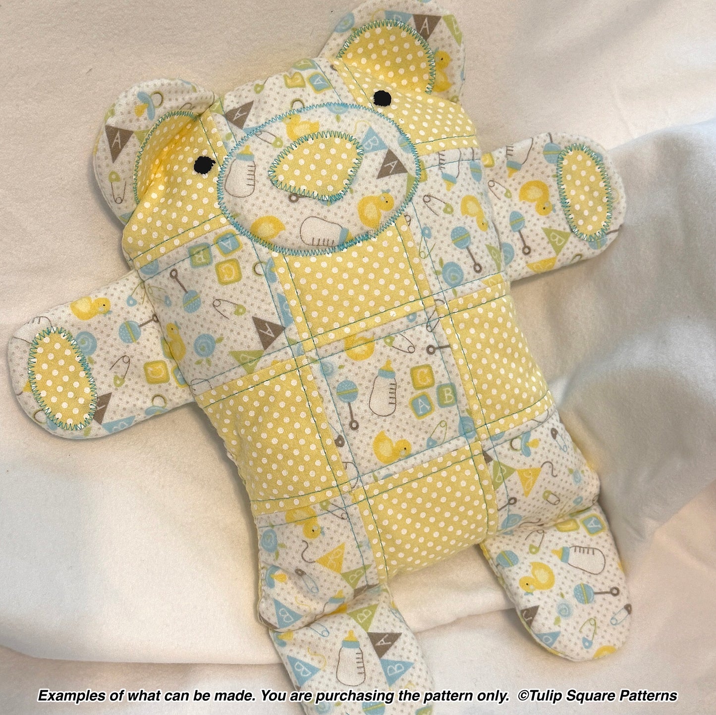 652 QUILTED CUDDLE TOYS DIGITAL PATTERN PDF