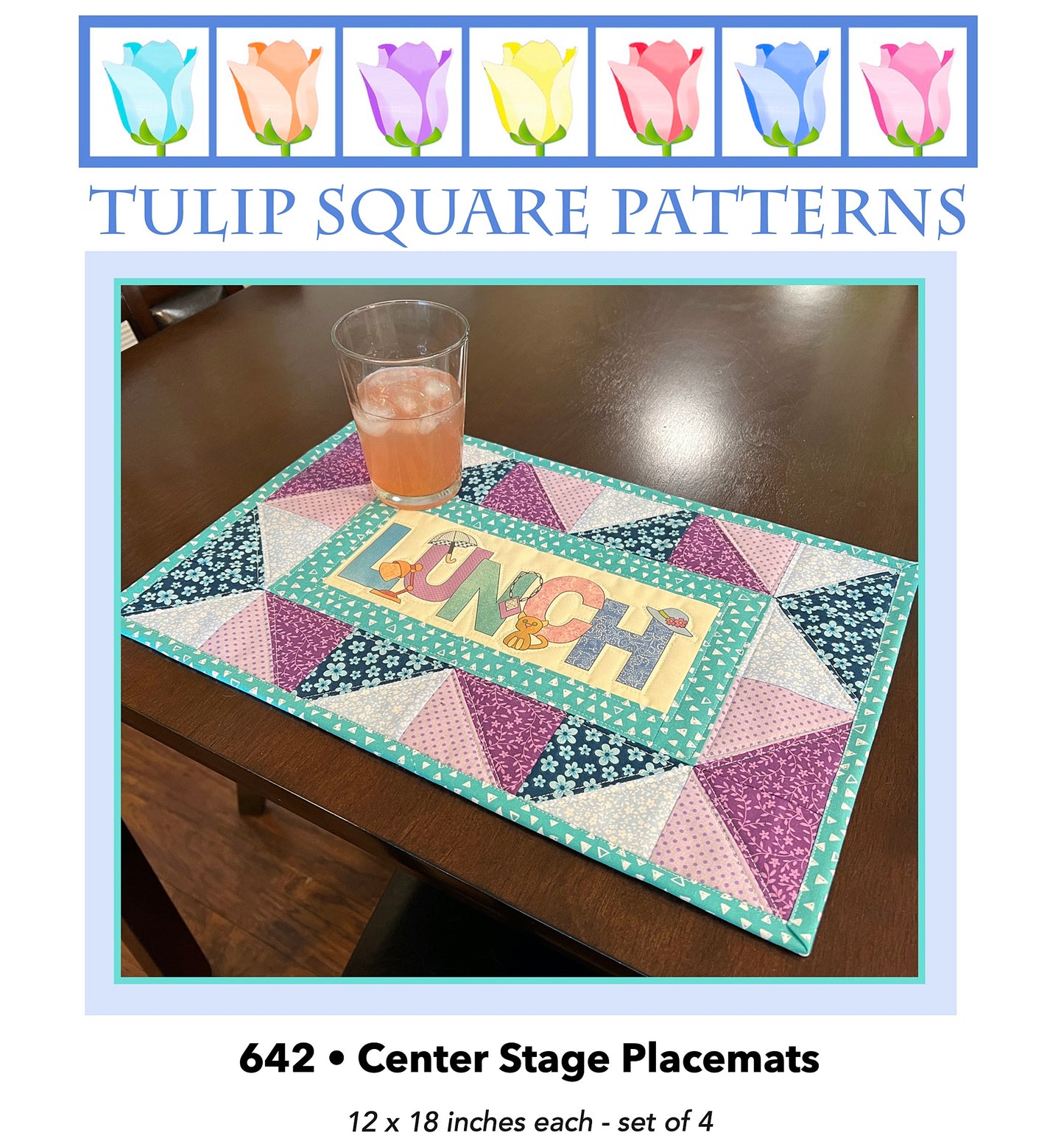 642 CENTER STAGE PLACEMATS DIGITAL PATTERN PDF