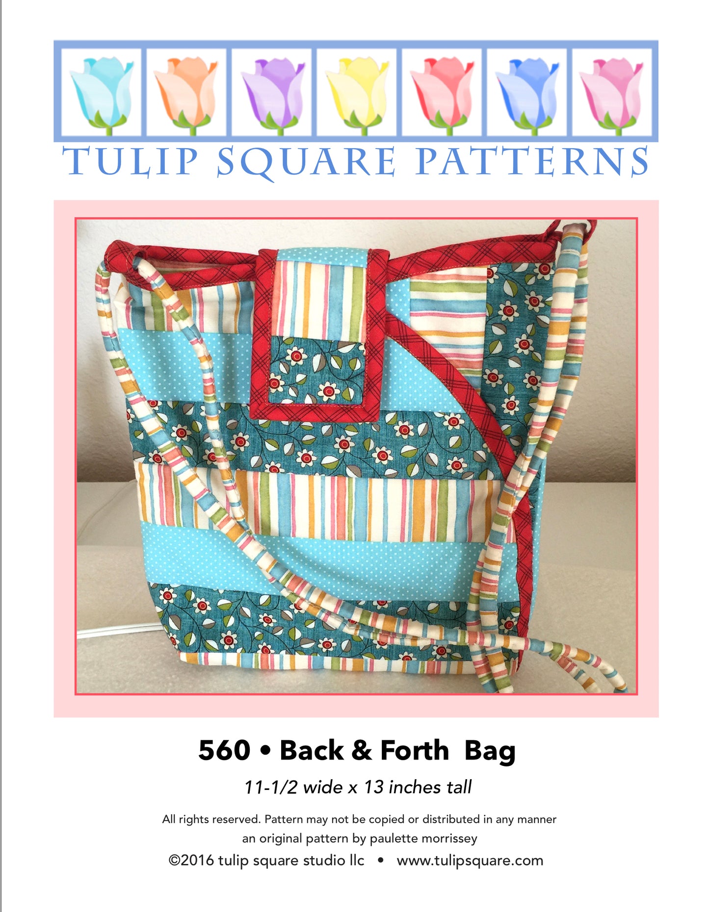 560 BACK & FORTH TOTE BAG DIGITAL PATTERN PDF