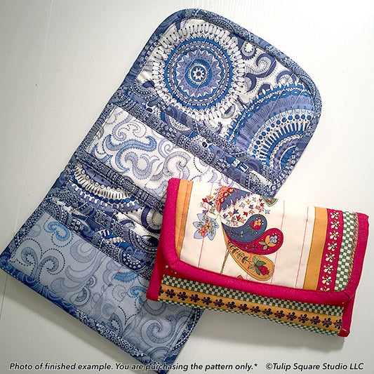 562 QUILTED CLUTCH STYLE WALLET DIGITAL PATTERN PDF