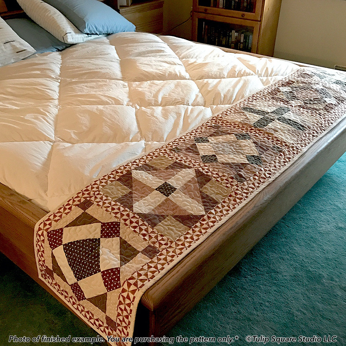 567 X & O BED RUNNER DIGITAL PATTERN PDF