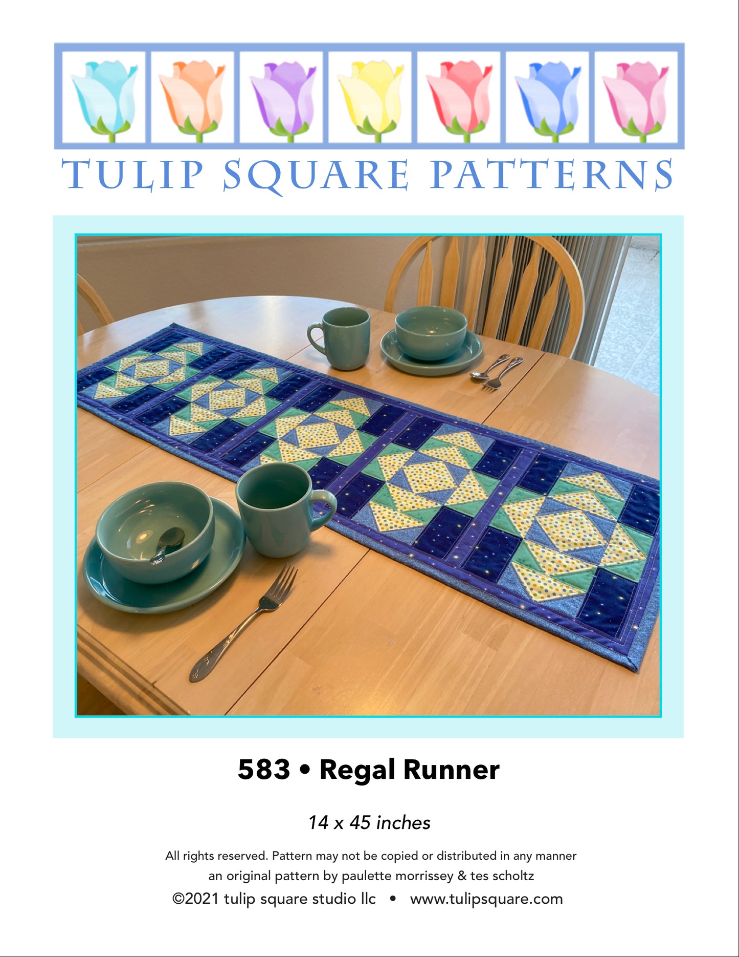 583 REGAL RUNNER TABLE TOPPER DIGITAL PATTERN PDF