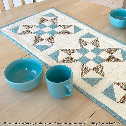 595 X MARKS THE SPOT TABLE RUNNER DIGITAL PATTERN PDF