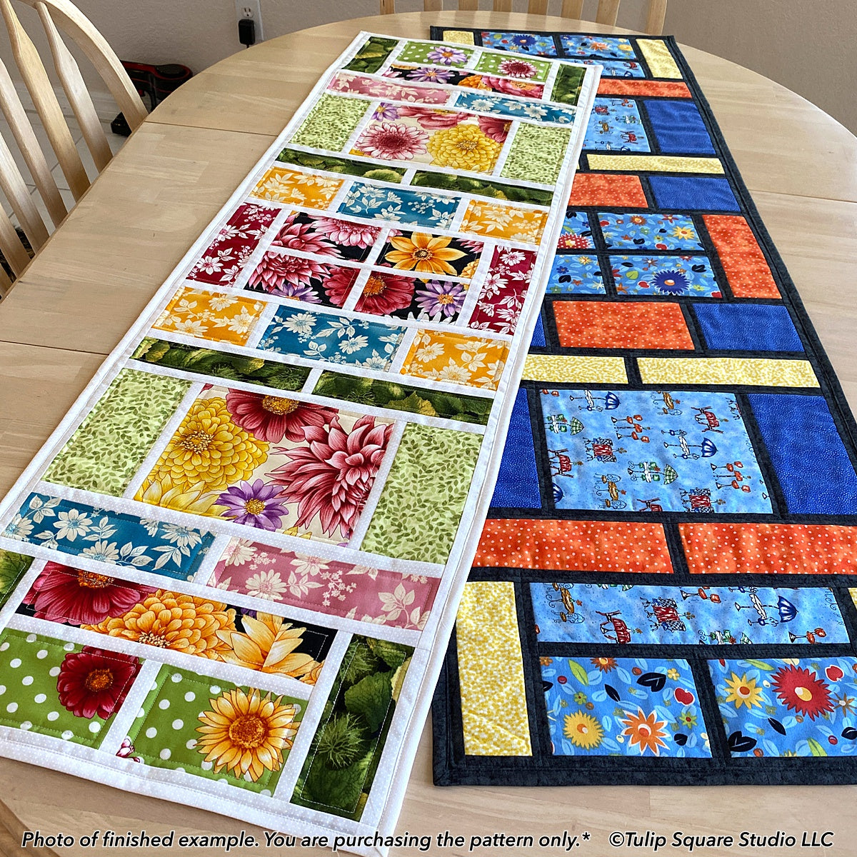 599 PICTURE WINDOWS TABLE RUNNER DIGITAL PATTERN PDF
