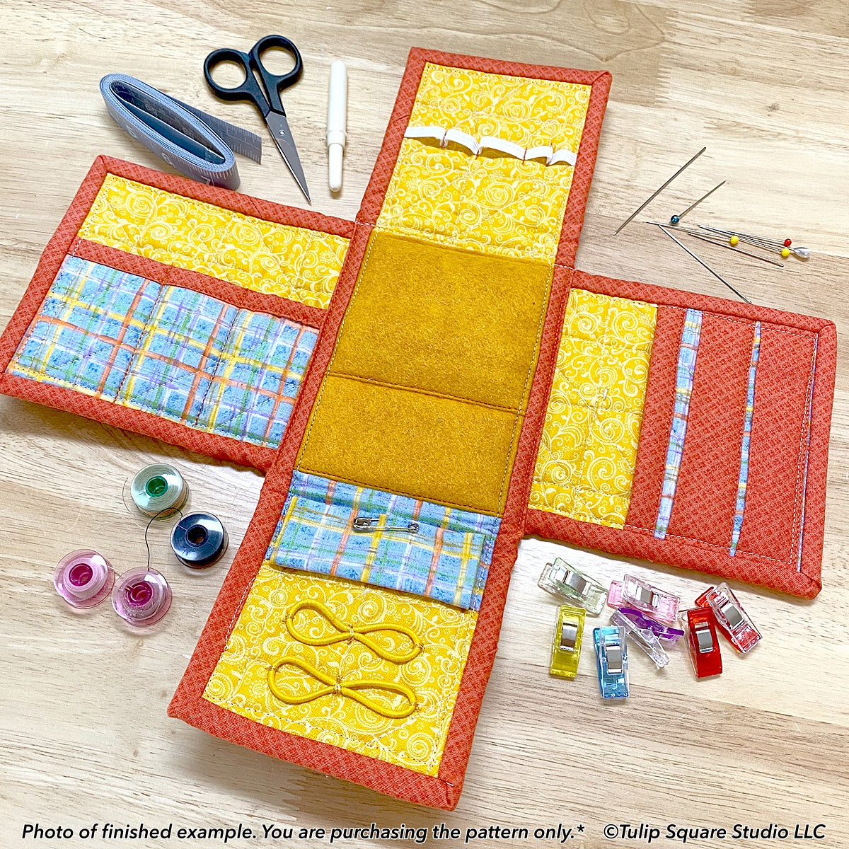 603 FLIP FOLD SEWING ORGANIZER DIGITAL PATTERN PDF