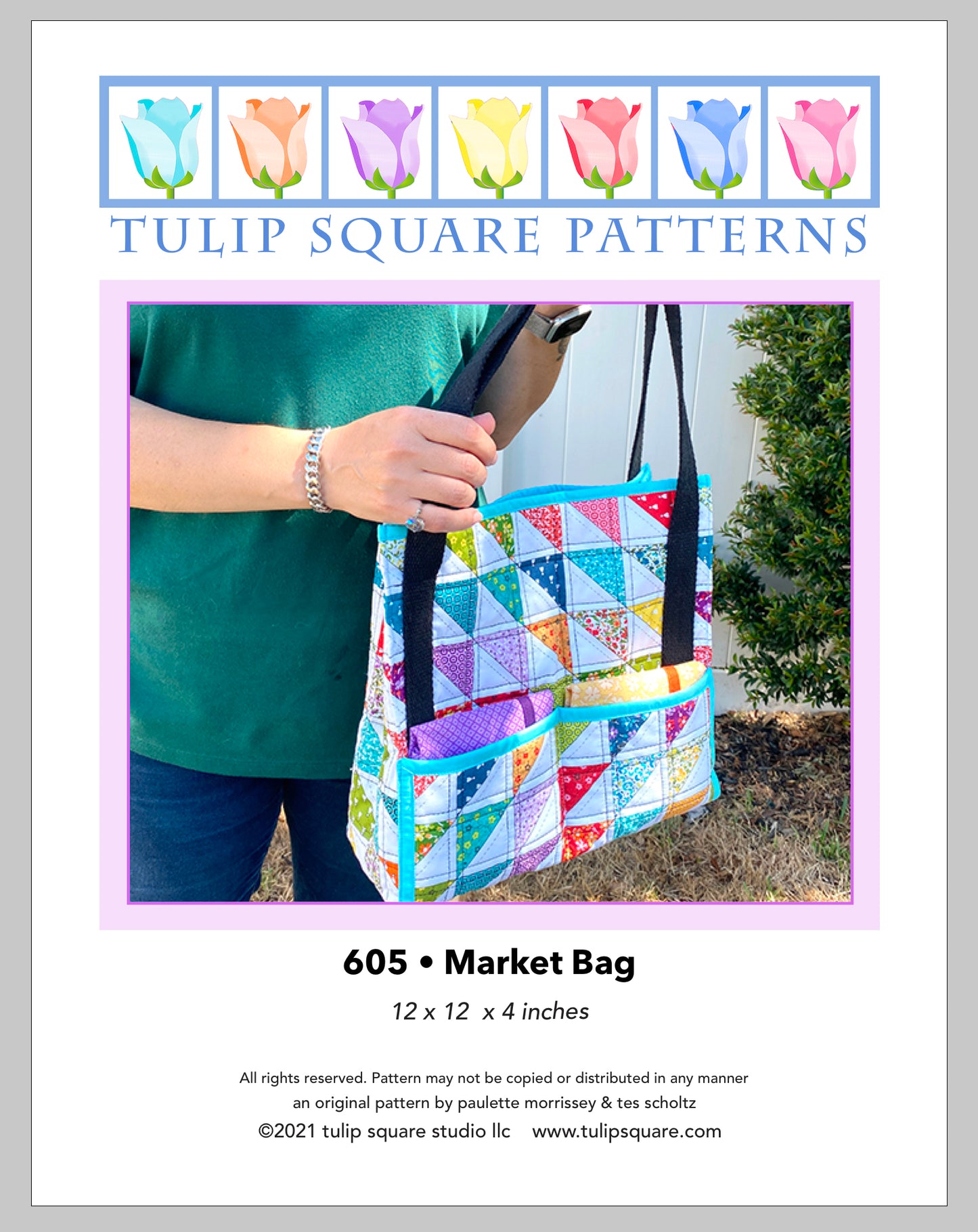 605 MARKET TOTE BAG DIGITAL PATTERN PDF