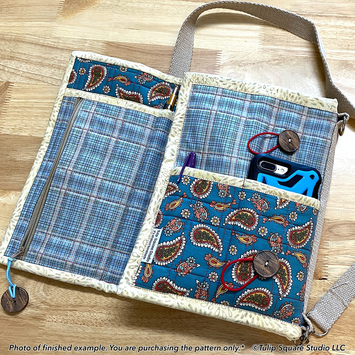606 CONVERTIBLE TABLET TOTE DIGITAL PATTERN PDF