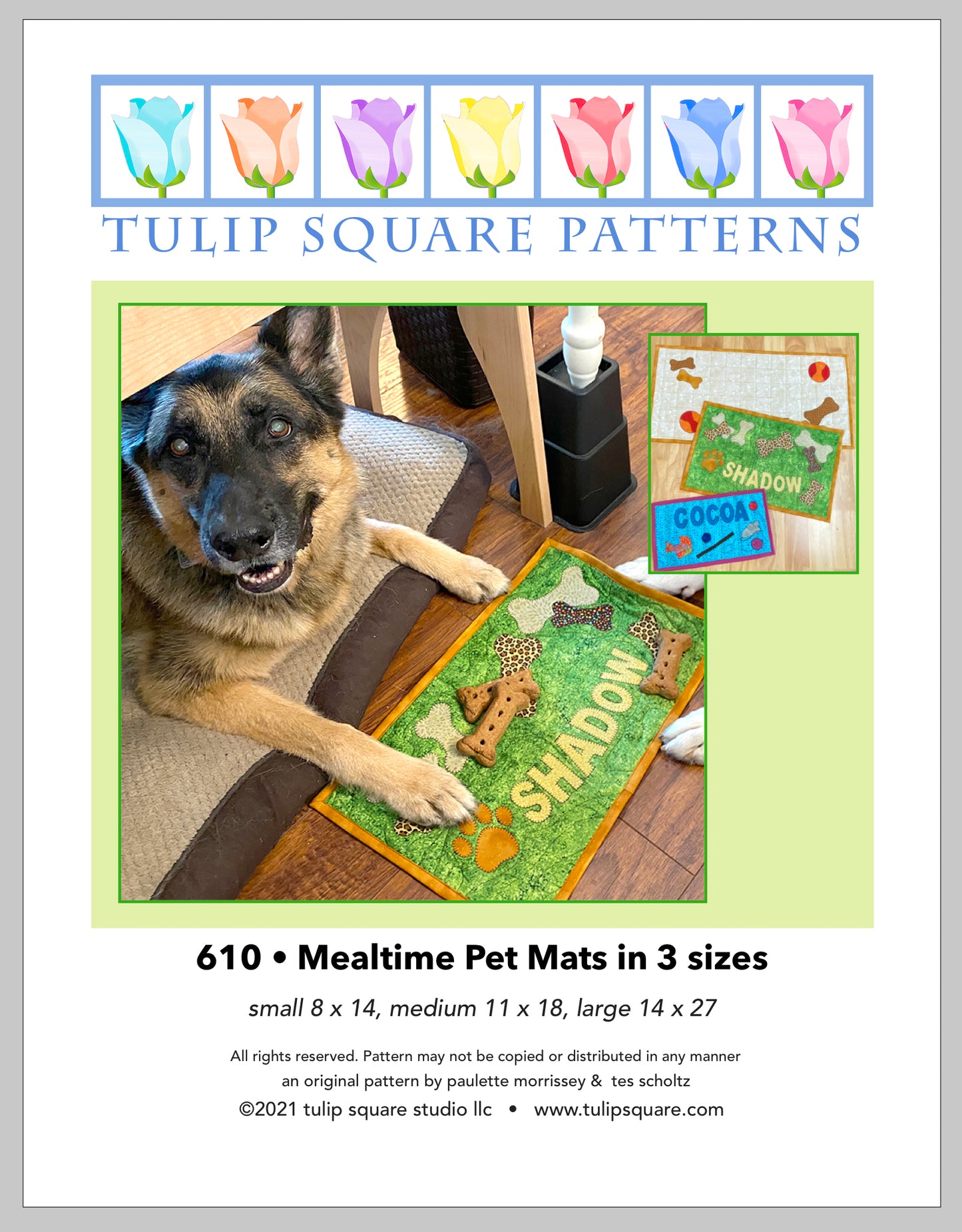 610 MEALTIME PET MATS DIGITAL PATTERN PDF