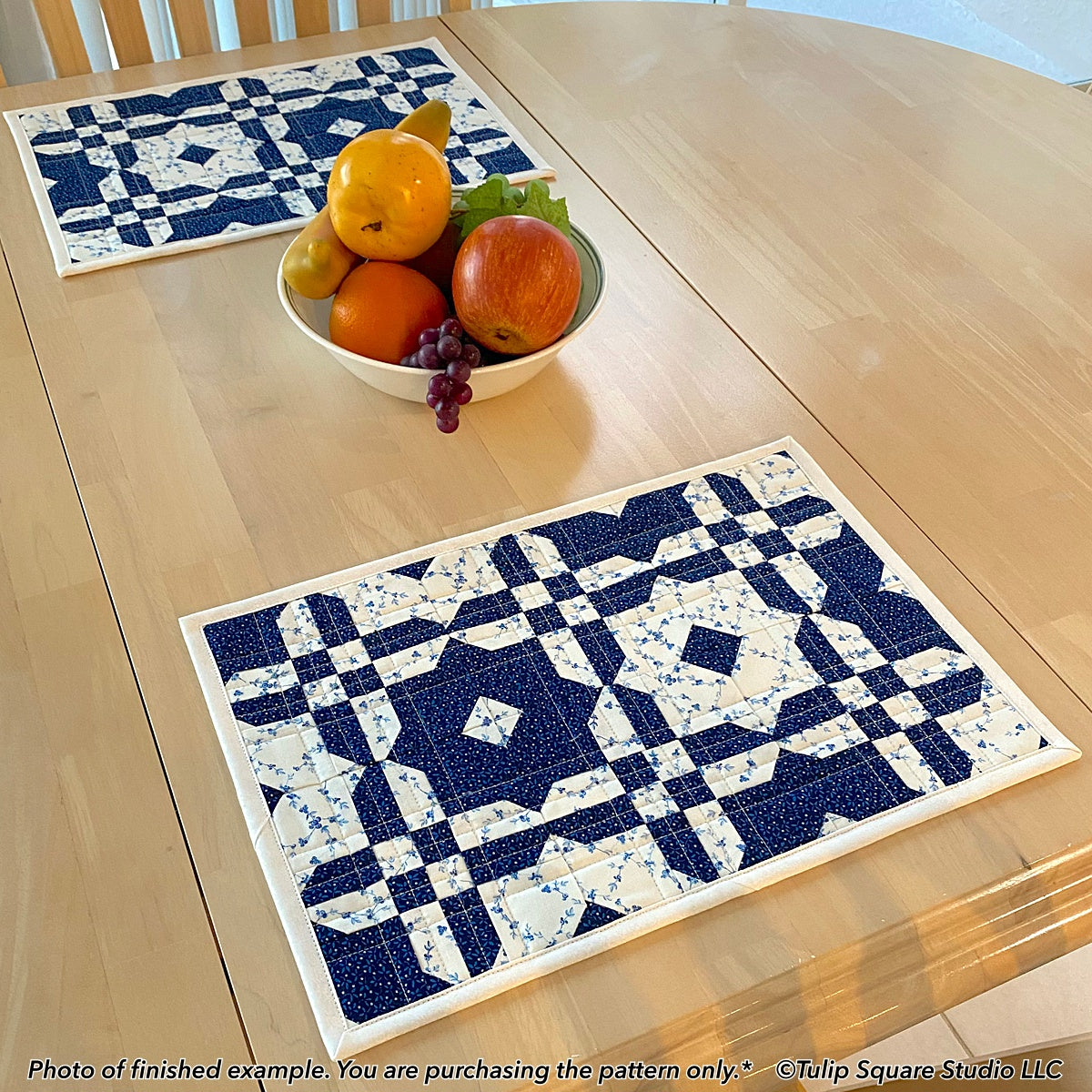 623 MIRROR IMAGE PLACEMATS DIGITAL PATTERN PDF