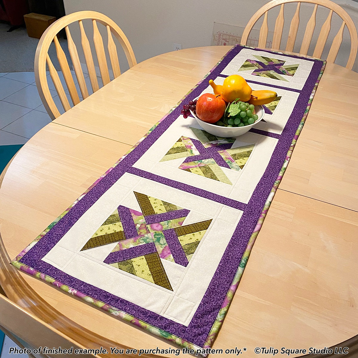 624 KNOT WOVEN TABLE RUNNER DIGITAL PATTERN PDF