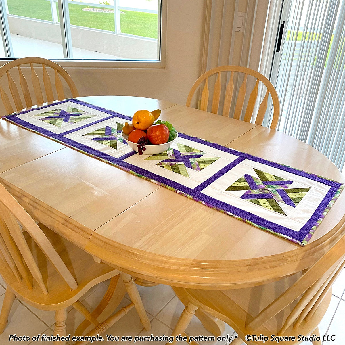 624 KNOT WOVEN TABLE RUNNER DIGITAL PATTERN PDF