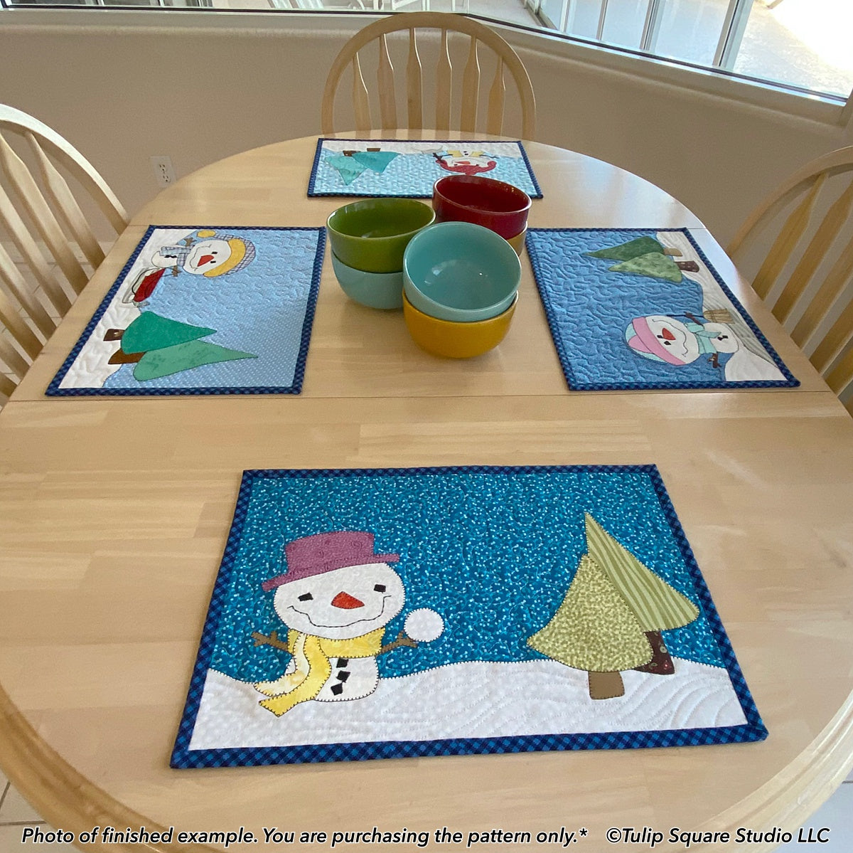 626 FROSTY FRIENDS PLACEMATS DIGITAL PATTERN PDF