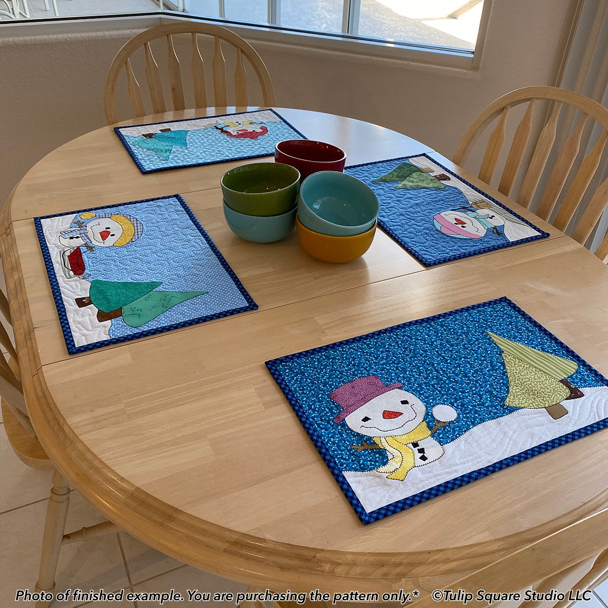 626 FROSTY FRIENDS PLACEMATS DIGITAL PATTERN PDF